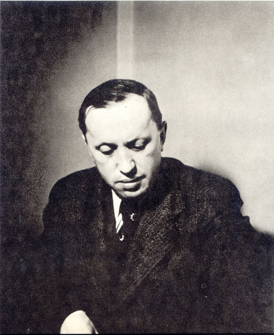 Portrait photograph of Czech writer Karel Čapek
